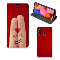 Samsung Galaxy A20s Hippe | Standcase | Liefde - Origineel Romantisch Cadeau