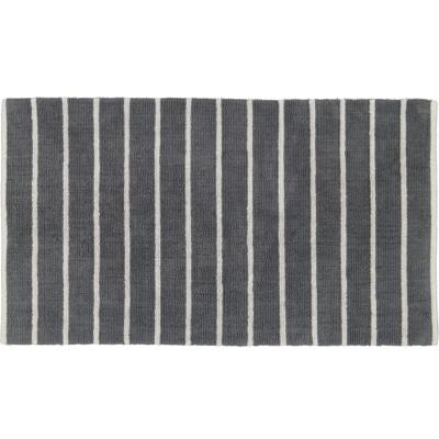 Cawö CAWÖ Home Keerbare Badmat Balance Gestreept 1008 77 platin 70x120