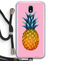 Grote ananas: Samsung Galaxy J5 (2017) Transparant Hoesje met koord