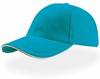 Atlantis AT610 Liberty Sandwich Cap - Turquoise/White - One Size