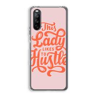 Hustle Lady: Sony Xperia 10 III Transparant Hoesje