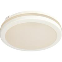 LED Plafondlamp - Kozolux Scarly - 30W 2700lm - Natuurlijk Wit 4200K - IP65 - Rond - Wit