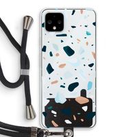 Terrazzo N°13: Pixel 4 XL Transparant Hoesje met koord