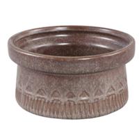 PTMD bloempot rail laag l donkerbruin 19,5 cm | 6 stuks