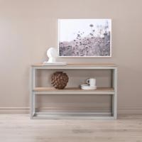 Nohr Sidetable 'Ram' 110cm, kleur Naturel/Grijs Nohr Sidetable 'Ram' 110cm, kleur Naturel/Grijs