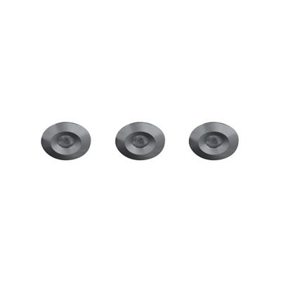 Set 3x Alpha LED mini spot 3Watt rond RVS-304 IP68 dimbaar