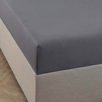Hoeslaken - Bamboe Stretch - Antraciet - 180x200 cm - Antraciet - Fresh and Co - Dekbed-Discounter.nl
