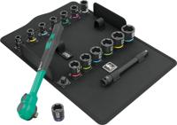 Wera 8100 SB 12 Zyklop Comfort ratelset, omschakelpal, 3/8" aandrijving, metrisch, 16-delig - 05005530001