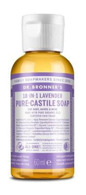 Dr Bronners Liquid soap lavendel 60 Milliliter