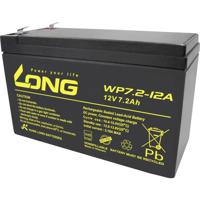 Long WP7.2-12A/F1 Loodaccu 12 V 7.2 Ah Loodvlies (AGM) (b x h x d) 151 x 102 x 65 mm Kabelschoen 4.8 mm VDS-certificering, Geringe zelfontlading, Onderhoudsvrij - thumbnail