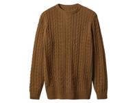 esmara Men Gebreide heren trui (Bruin, XXL)