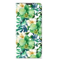 Motorola Moto G51 5G Smart Cover Orchidee Groen - thumbnail