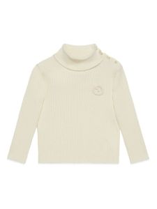 Gucci Kids pull à logo GG - Blanc