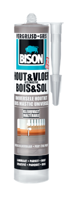 Hout&Vloer Vergrijsd Koker 300 ml - Bison