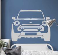 Muursticker Mini cooper - thumbnail