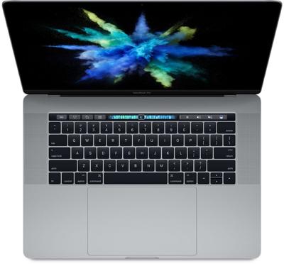 Apple MacBook Pro (15 inch, 2017) - Intel Core i7 - 16GB RAM - 256GB SSD - Touch Bar - 4x Thunderbolt 3 - Spacegrijs
