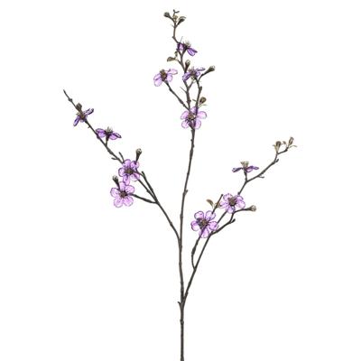 Kunstbloem bloesem Glamour - 96 cm - paars - Kunst zijdebloemen