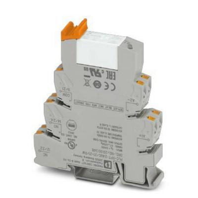 Phoenix Contact PLC-RPT- 24UC/21-21/RW Relaismodule Nominale spanning: 24 V/DC Schakelstroom (max.): 6 A 2x wisselcontact 1 stuk(s)