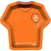 'Voetbal Shirt Oranje Bordjes - 8 stuks' | Luxe cadeaus
