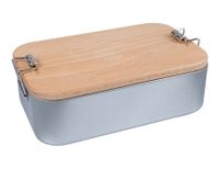 Memo Lunchbox 2 in 1 - met beukenhouten deksel/snijplank