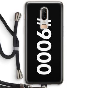 #9000: OnePlus 6 Transparant Hoesje met koord