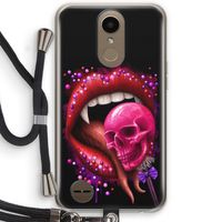 Dodelijk zoet: LG K10 (2017) Transparant Hoesje met koord