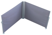 Oprolbaar windscherm dubbel 6x1,6 m - Nampook