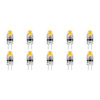 LED Lamp 10 Pack - Velvalux - G4 Fitting - Dimbaar - 2W - Helder/Koud Wit 6000K - 12V Steeklamp | Vervangt 20W - thumbnail