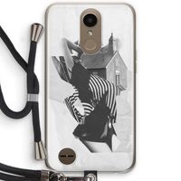 House: LG K10 (2017) Transparant Hoesje met koord
