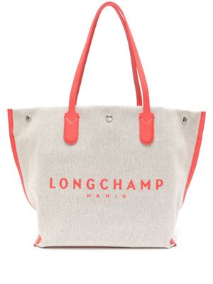 Longchamp grand sac à main Roseau L - Rouge