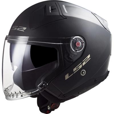 LS2 jethelm "of603 infinity ii" helmet of603 infi. ii solid l matt black