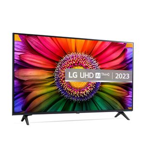 LG Electronics 43UR80006LJ.AEUD LCD-TV 109 cm 43 inch Energielabel G (A - G) CI+*, DVB-C, DVB-S2, DVB-T2, WiFi, UHD, Smart TV Zwart