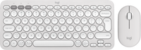 Logitech Pebble 2 Combo toetsenbord Inclusief muis RF-draadloos + Bluetooth QWERTY US International Wit - thumbnail