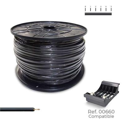 Single-line elektrische kabel Sediles Zwart 400 m h07z1-k Spoel