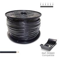 Single-line elektrische kabel Sediles Zwart 400 m h07z1-k Spoel