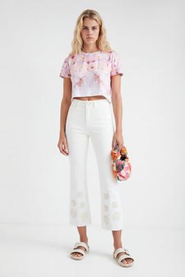 Cropped Flared jeans - WHITE - 40