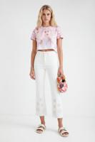 Cropped Flared jeans - WHITE - 40