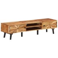 Tv-meubel 145x35x35 cm massief acaciahout Tv-meubel 145x35x35 cm massief acaciahout