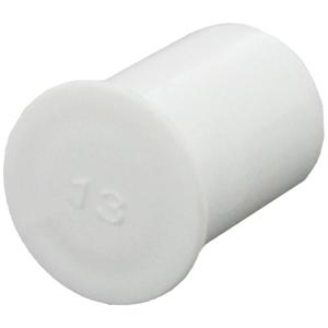CONTA-CLIP KDS/KES-VS 13 WH Afsluitdop Polyamide 6.6 Wit 1 stuk(s)