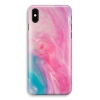 Roze explosie: iPhone Xs Volledig Geprint Hoesje