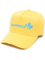 DSQUARED2 casquette à logo brodé - Jaune