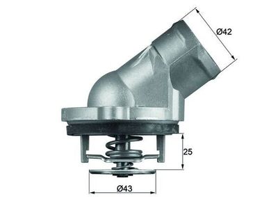 Thermostaat, koelvloeistof TI4587D