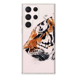 Hoesje maken Samsung Galaxy S23 Ultra Watercolor Tiger