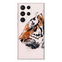 Hoesje maken Samsung Galaxy S23 Ultra Watercolor Tiger - thumbnail