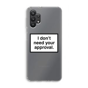 Don't need approval: Samsung Galaxy A32 5G Transparant Hoesje