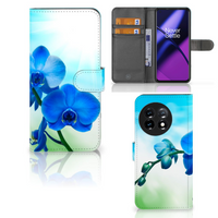 OnePlus 11 Hoesje Orchidee Blauw - Cadeau voor je Moeder