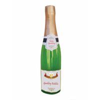 Funny Fashion - Opblaasbare champagne fles - Fun/fop/party/oud jaar/Bruiloft - versiering/decoratie - 76 cm   - - thumbnail