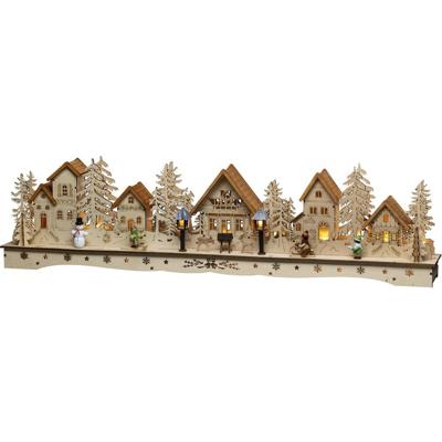 Konstsmide 3250-100 LED-decor Dorp Warmwit LED Natuur Stroomvoorziening kiesbaar, Schakelaar