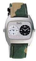 Horlogeband Dolce & Gabbana 3719240255 Leder/Textiel Groen 22mm
