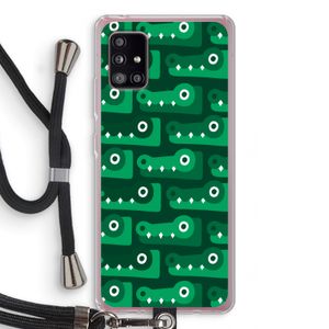 Crocs: Samsung Galaxy A51 5G Transparant Hoesje met koord